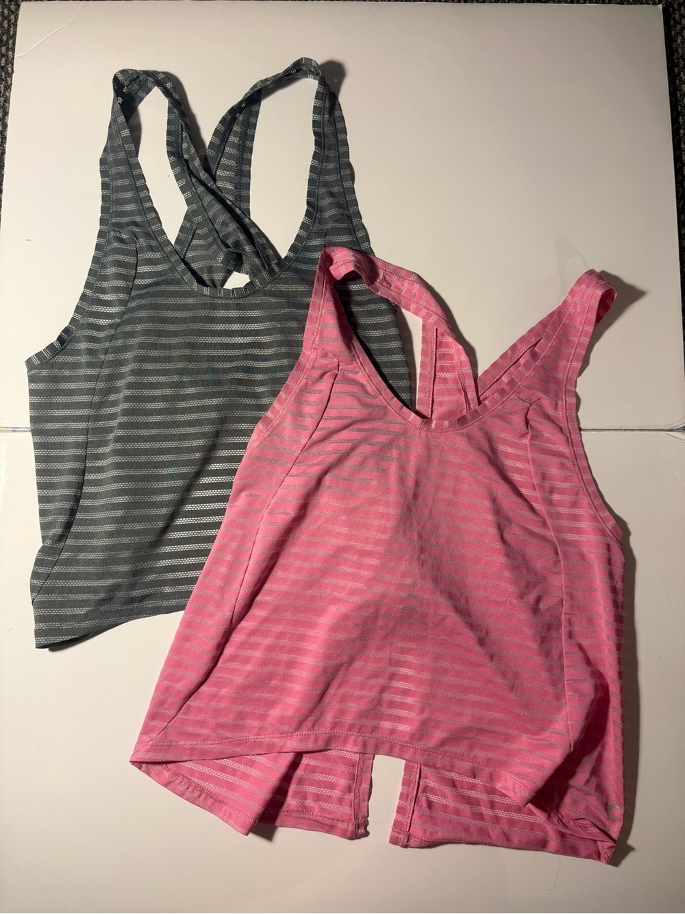 Zyia Active Havana Racer Back Tank Top Lot Of Two XXL Grey Pinknew Without Tags